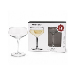 Stiklo taurės kokteiliui 2vnt 150ml DANNY HOME CRY01