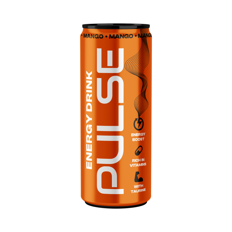 Energinis gėrimas Pulse 250ml mango skonio