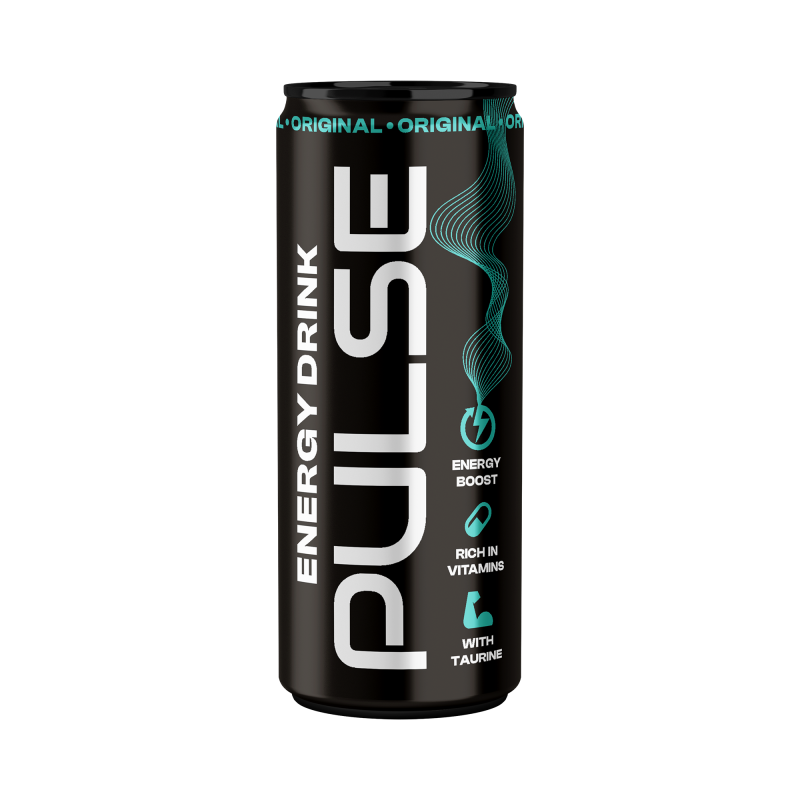 Energinis gėrimas PULSE 250ml su vitaminais