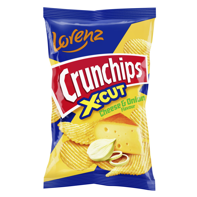 Traškučiai Lorenz sūrio ir svogūnų, 130g
