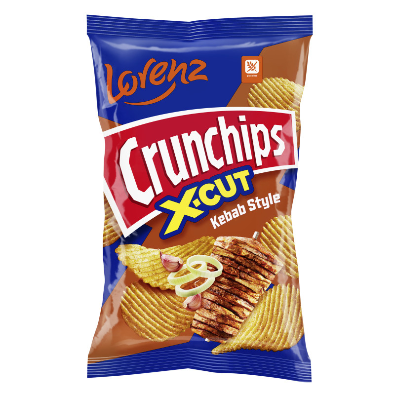 Traškučiai Lorenz kebabų skonio, 130g