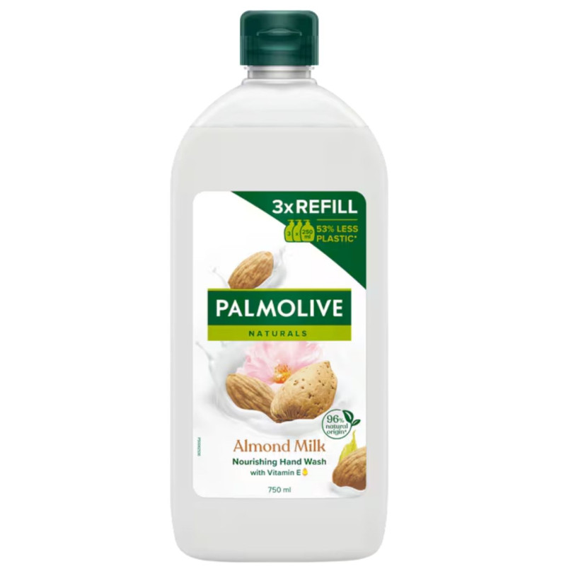 Skystas muilas Palmolive Almond 750ml papildymas