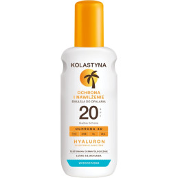 Apsauginis losjonas Kolastyna nuo saulės SPF20 su hialurono rūgštimi, 150 ml