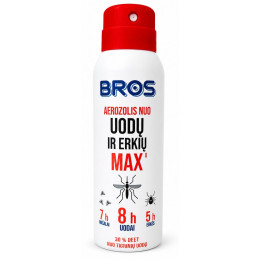 Aerozolis nuo uodų ir erkių Bros, 90ml
