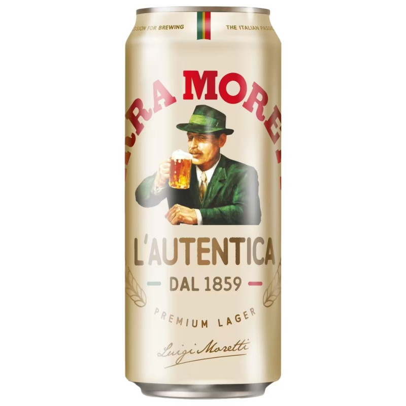 Alus Birra Moretti (4.6%), 500 ml