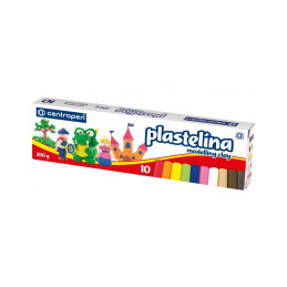 Plastilinas 10 spalvų, 200 g