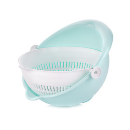 Plastmasinis dubenėlis su sieteliu sukamas Hobby Life AQUA 22x10.5cm