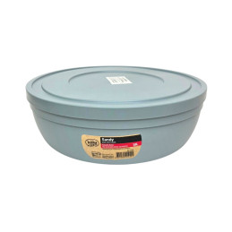 Plastmasinis dubenėlis su dangčiu SANDY 1.8l 21,5x6.7cm žemas
