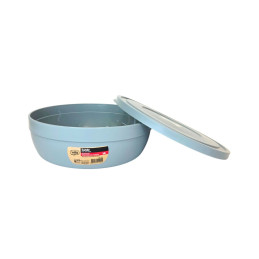Plastmasinis dubenėlis su dangčiu SANDY 1.8l 21,5x6.7cm žemas