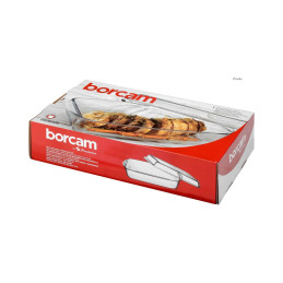 Stiklinis kepimo indas Borcam 2750ml 33.9x19x7cm