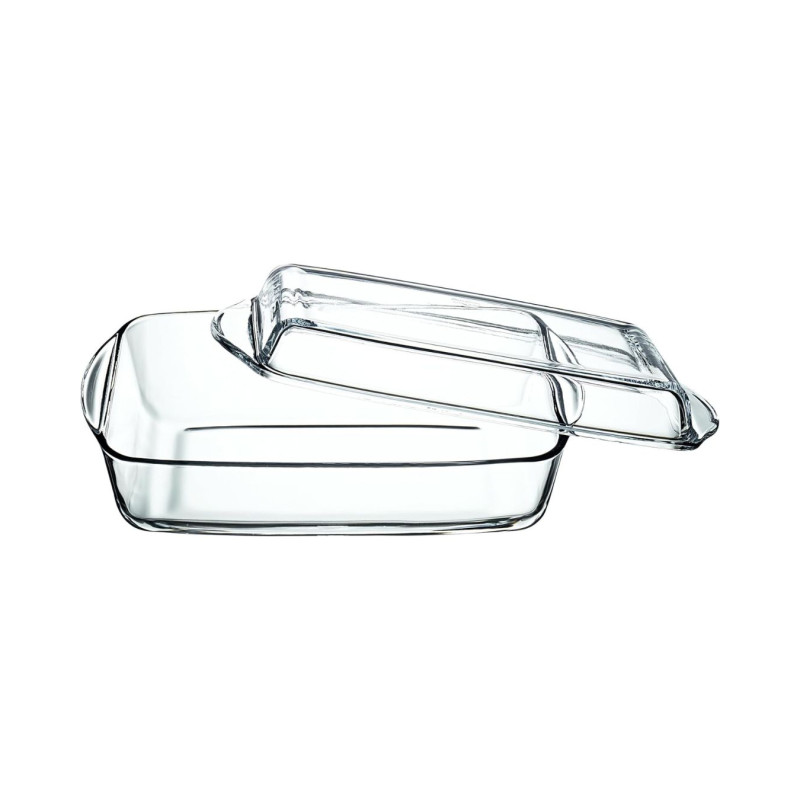 Stiklinis kepimo indas Borcam 2750ml 33.9x19x7cm