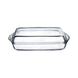 Stiklinis kepimo indas Borcam 1950ml 33.6x19x5cm