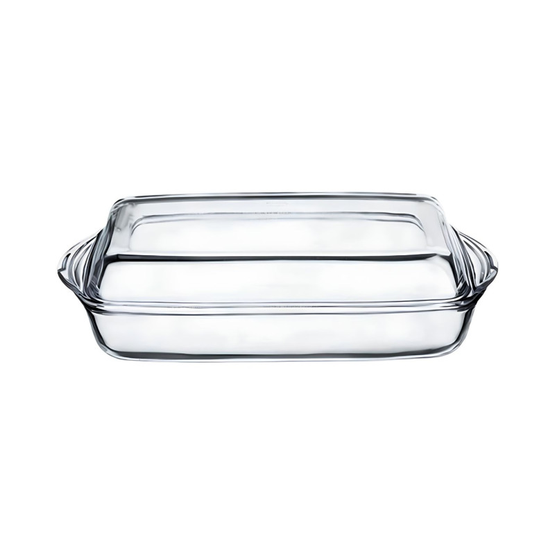 Stiklinis kepimo indas Borcam 1950ml 33.6x19x5cm