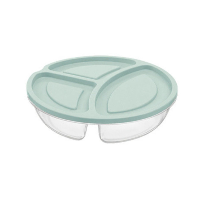 Indelis produktų laikymui 3 skyrių 1,1l, 21,5x21,5x5cm