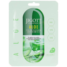 JIGOTT lakštinė veido kaukė ALOE 27 ml