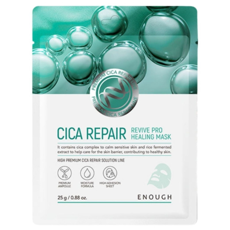 ENOUGH lakštinė veido kaukė CICA REPAIR 25g