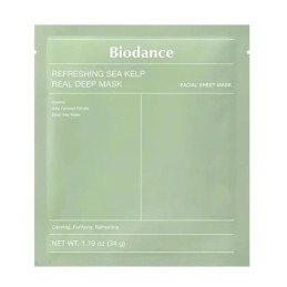 BIODANCE lakštinė veido kaukė Refreshing Sea Kelp 34 g