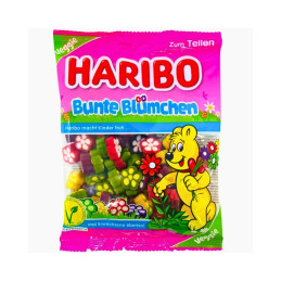 Guminukai Haribo Bunte Blumchen, 175 g vaisių skonio