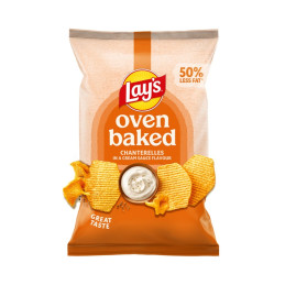 Bulvių traškučiai Lays Oven Baked 180g voveraičių padažo skonio