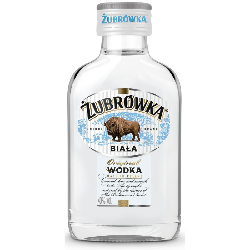 Degtinė Zubrowka Biala (40%), 350 ml