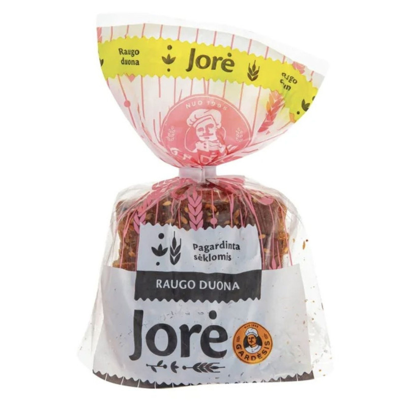 Šviesi raugo duona JORĖ su sėklomis, 300 g