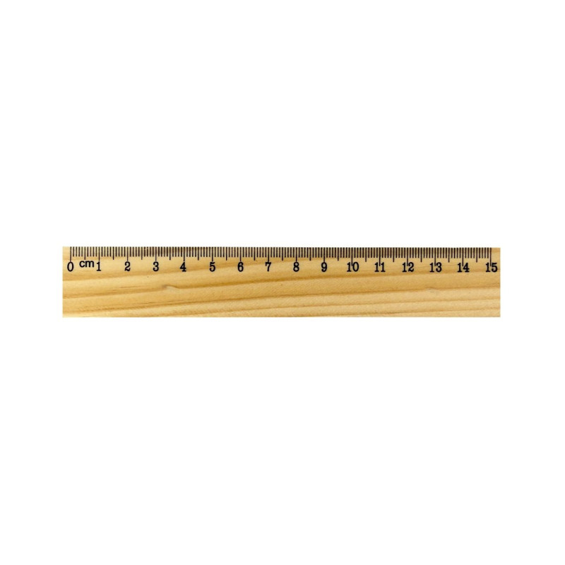 Liniuotė medinė 15 cm