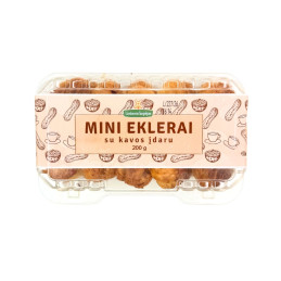 Mini eklerai su kavos įdaru, 200g Lietuvos kepėjas