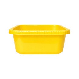 Plastikinis kvadratinis dubuo, 12 l, 35,5 × 35,5 cm