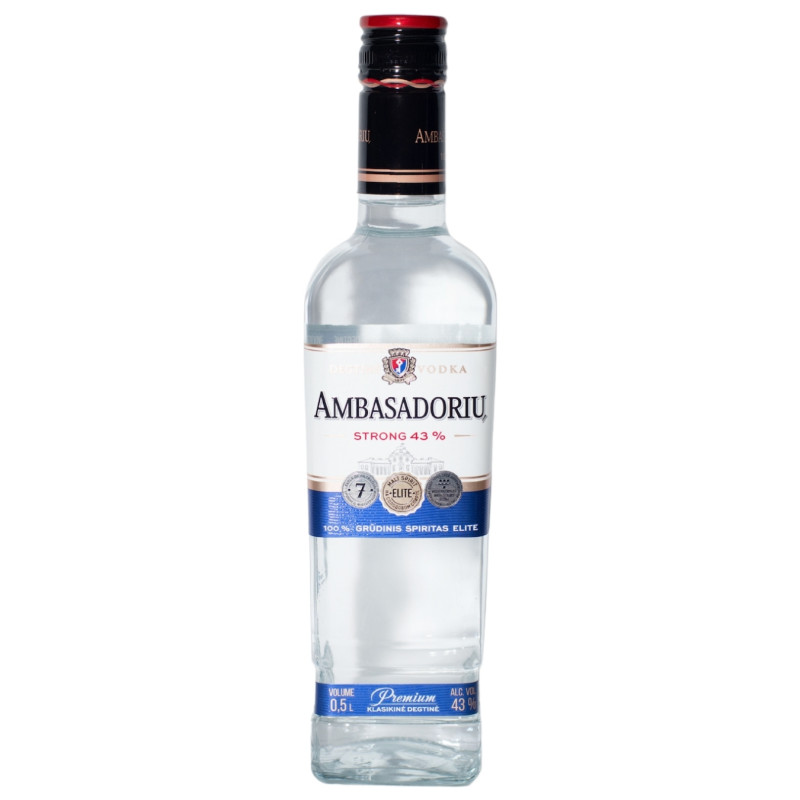 Degtinė Ambasadorių Strong (43%), 500 ml