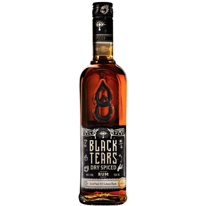 Romas Black Tears Dry Spiced (40%), 700 ml