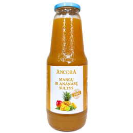 Ancora mangų ir ananasų sultys 100%, 1 l
