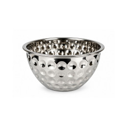 Metalinis serviravimo dubuo sidabrinės spalvos 12 cm