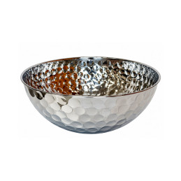 Metalinis serviravimo dubuo sidabrinis 28 cm