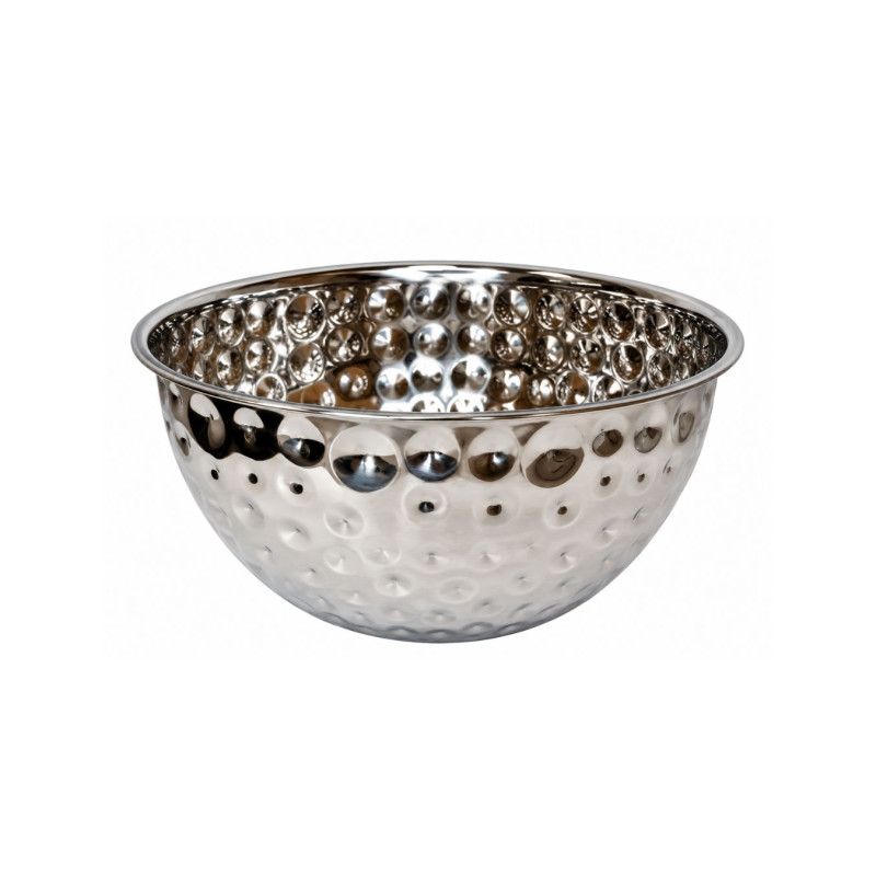Metalinis serviravimo dubuo sidabrinis 18 cm