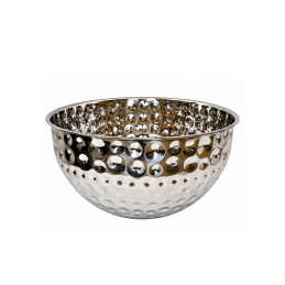 Metalinis serviravimo dubuo sidabrinis 24 cm