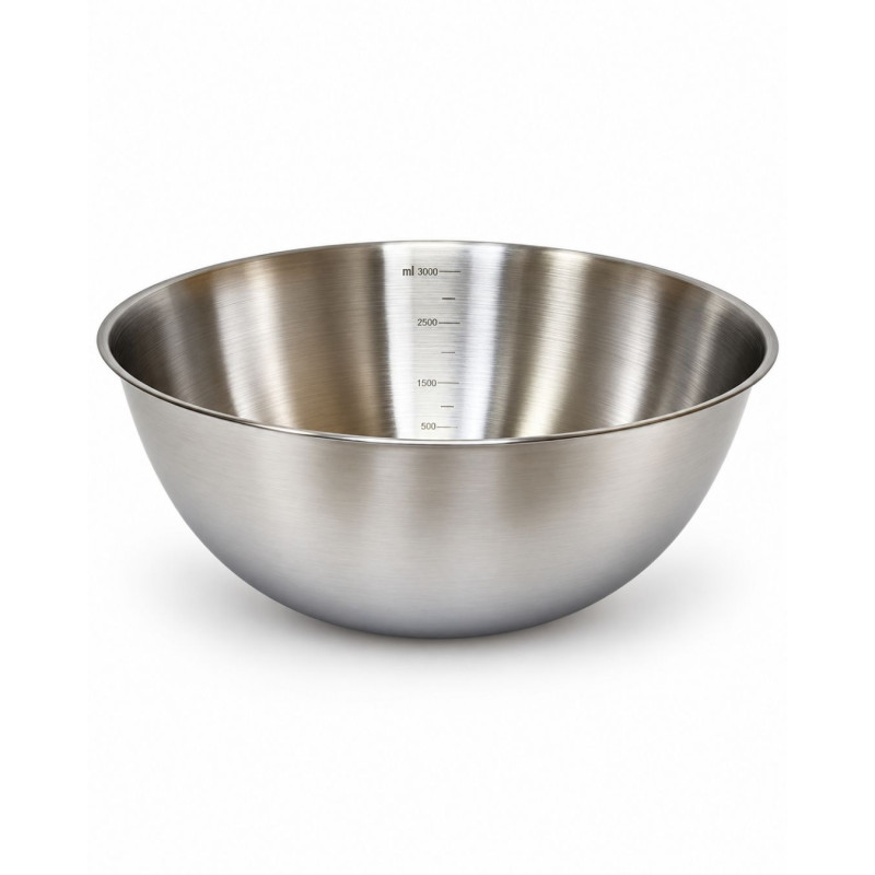 Nerūdijančio plieno dubuo apvalus 26 cm