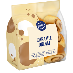 Mini bandelės Fazer su karamelės įdaru, 220 g