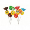 Įvairių skonių karamelės ant pagaliuko Lollipops
