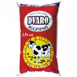 Rūgpienis 2,5% rieb., 1kg