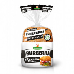 Burgerių bandelės PIKNIKO, 240g