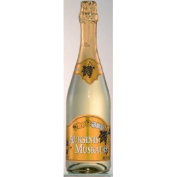 Baltasis saldus vyno gėrimas Auksinis Muskatas (8%), 750 ml